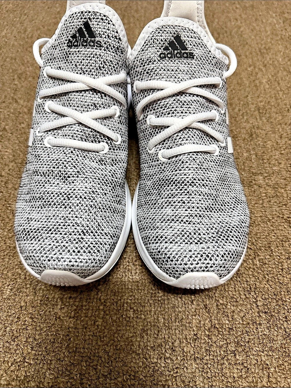 adidas Cloudfoam Pure SPW Women's Sneakers US 7 White & Gray